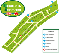 Campingplatz Gesamtplan